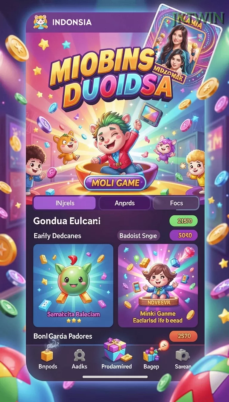 Cuplikan layar 070SLOT — menu navigasi