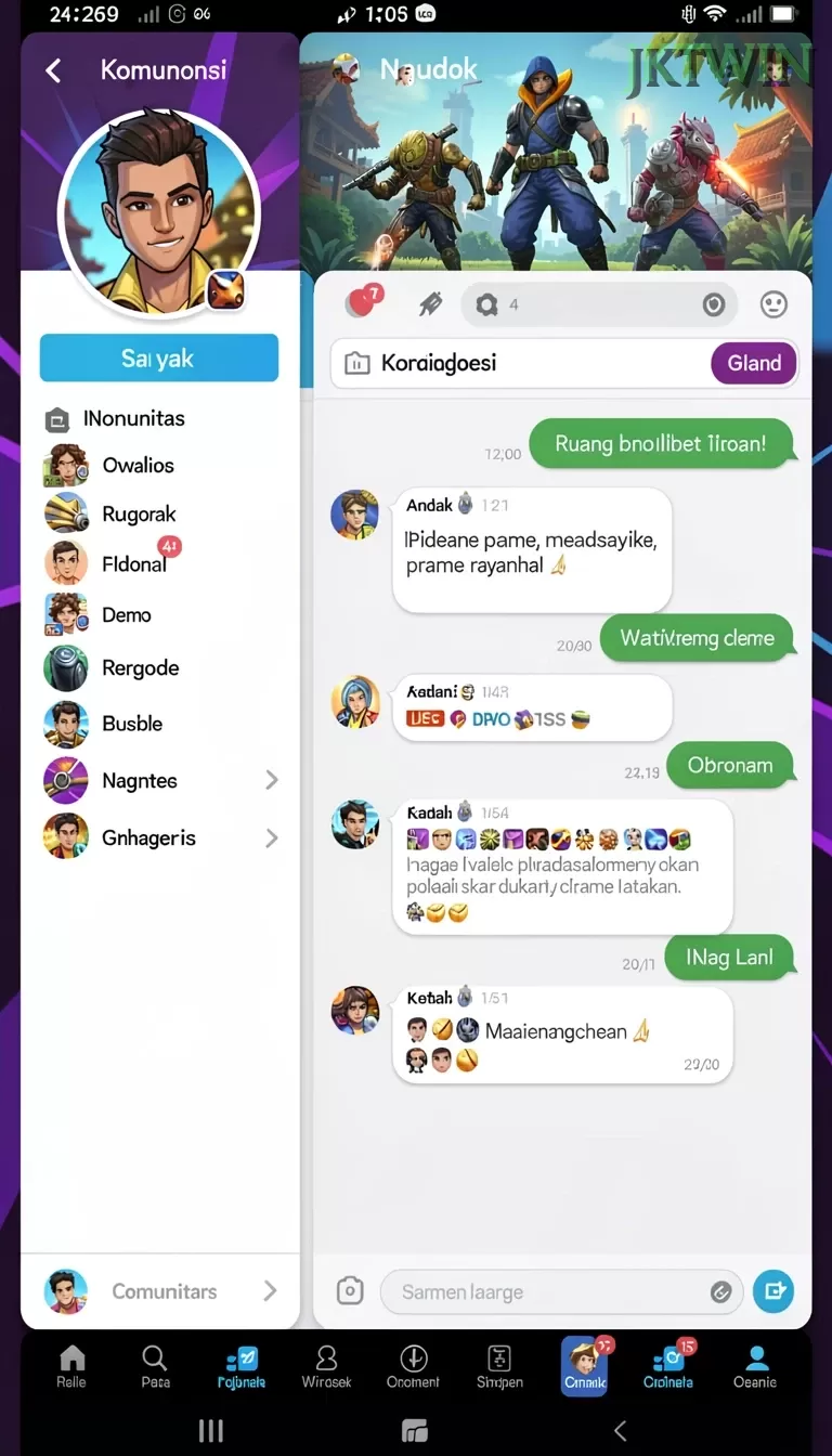 Cuplikan layar BANDAR99 — pengaturan akun